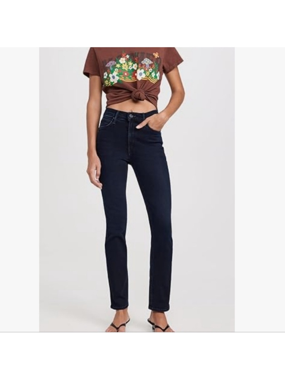 MOTHER Jeans Midrise Dazzler Ankle